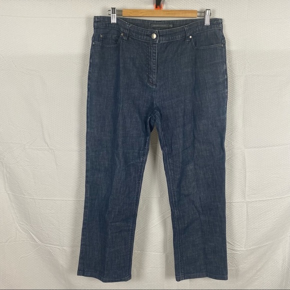Sportscraft Other - Men's Sportcraft Size 13 W 32 L 36 Dark Wash Blue Crop Denim Pant Jeans